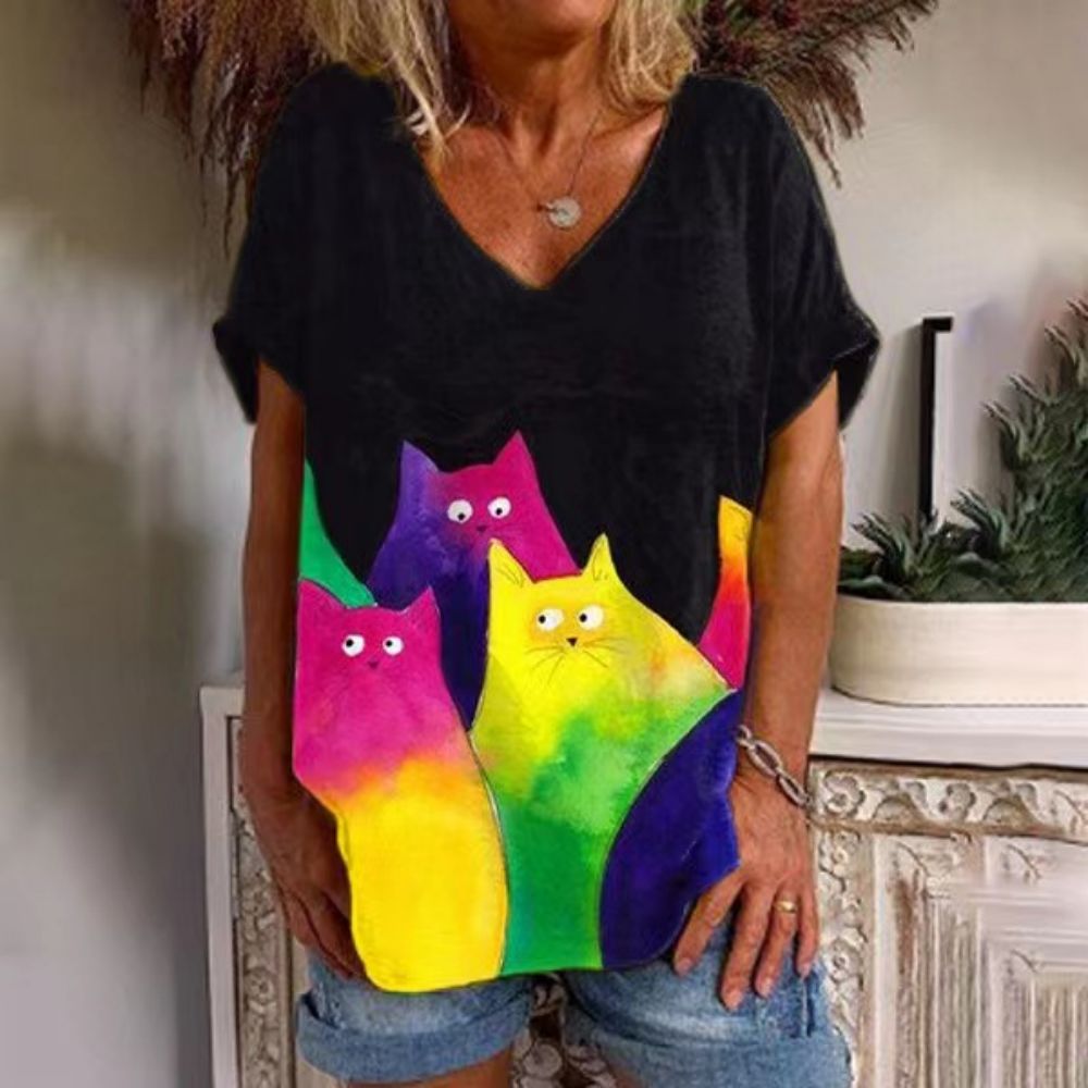 T-Shirt "I Love Cat"
